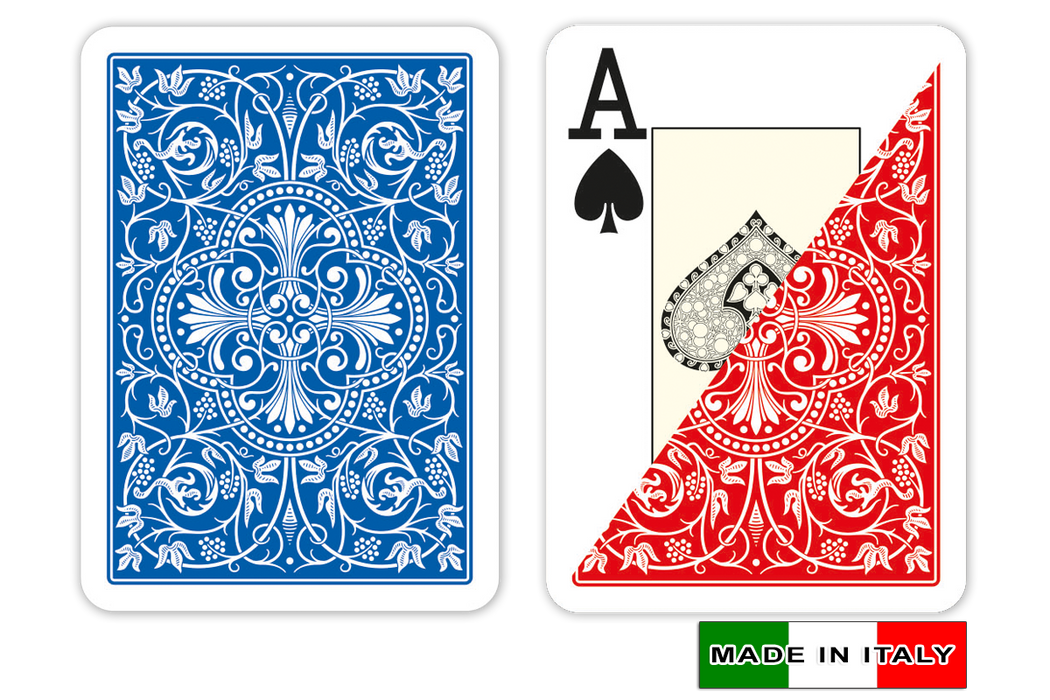 Da Vinci Luna 100% Plastic Playing Cards, 2 Decks, Poker Size, Large Index