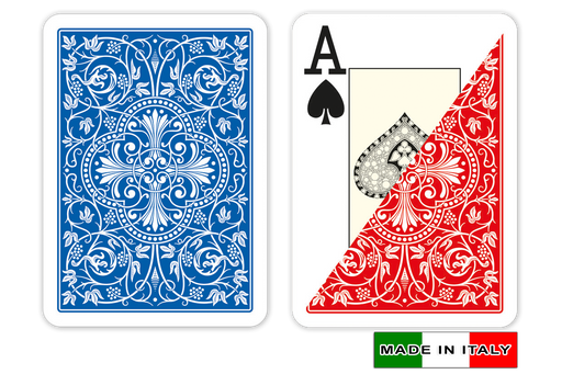 Da Vinci Luna 100% Plastic Playing Cards, 2 Decks, Poker Size, Large Index