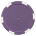 Purple 6-Stripe 11.5 gram poker chips for custom inserts