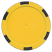 Yellow 6-Stripe 11.5 gram poker chips for custom inserts