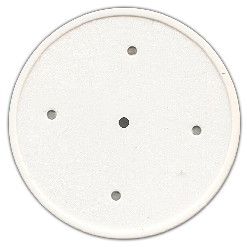 White Solid edge 11.5 gram poker chips for custom inserts