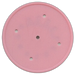 Pink Solid edge 11.5 gram poker chips for custom inserts