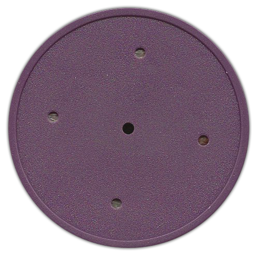 Purple Solid edge 11.5 gram poker chips for custom inserts