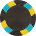 Black Tri-color 11.5 gram poker chips for custom inserts