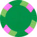 Green Tri-color 11.5 gram poker chips for custom inserts