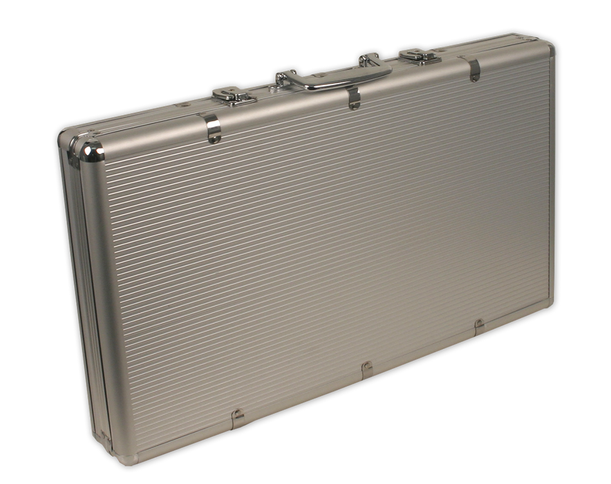 750 chip capacity aluminum poker chips case