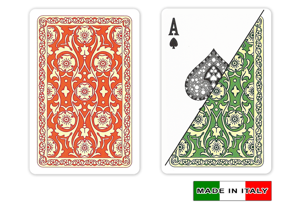 Da Vinci Venezia 100% Plastic Italian Playing Cards, 2 Decks, Poker or Bridge Size