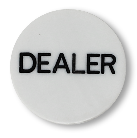 Professional 2-Inch Poker Dealer Button, Casino Grade