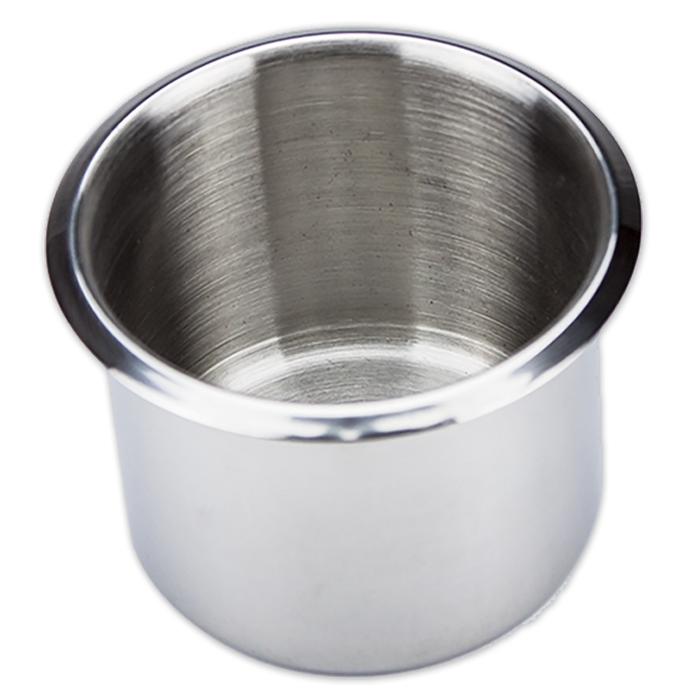Stainless Steel Drop-In Poker Table Cup Holder