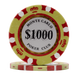 Monte Carlo poker club clay 14 gram poker chips - Yellow