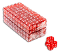 200 red translucent casino gaming 16mm dice