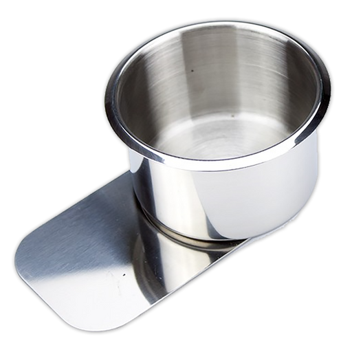 Stainless Steel Poker Table Slide-Under Cup Holder