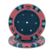 Monte Carlo clay 14 gram poker chips for custom inserts - Pink