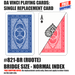 DA VINCI Playing cards - replacement card - Ruote bridge size normal index