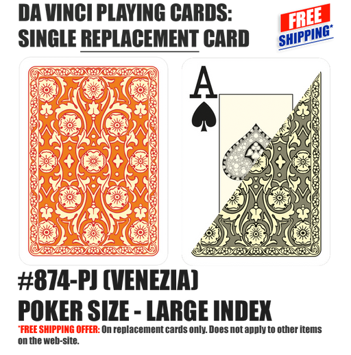 DA VINCI playing cards - replacement cards for Venezia design