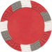Red Tri-color 11.5 gram poker chips for custom inserts