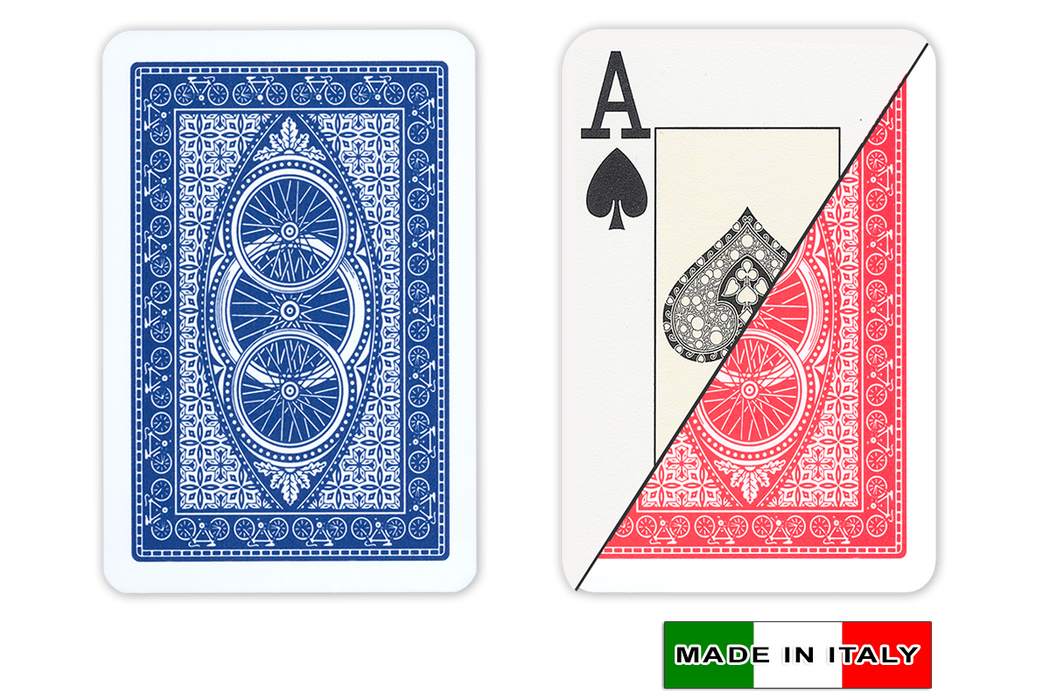 Ruote by DA VINCI Italian plastic playing cards - Bridge size large index