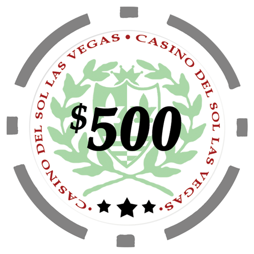Casino Del Sol 11.5 gram poker chips - Gray chips