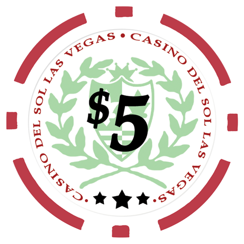 Casino Del Sol 11.5 gram poker chips - Red chips