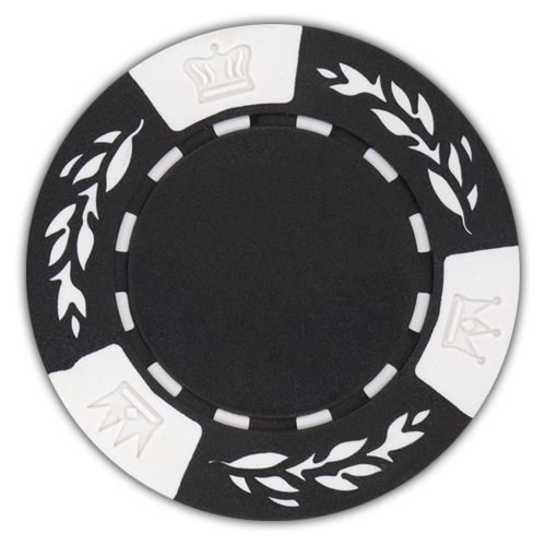 Clearance Crown Wheatear design 11.5 gram clay no metal insert poker