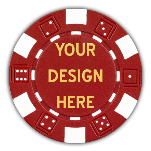 Dice design custom poker chips with your artwork Chips & Games