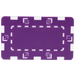 European style rectangular poker chips plaques - Purple 32 gram chips