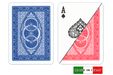 Ruote by DA VINCI Italian plastic playing cards - Poker size normal index
